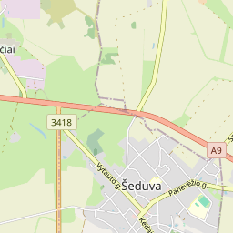 Map - Radviliškio r. sav. Šaukoto mstl. Šiaulėnų g. 18