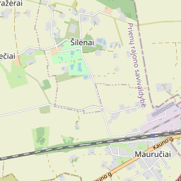 Žemėlapis - Prienų r. sav. Mauručių k. Geležinkelio g. 18