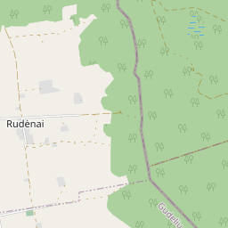 Žemėlapis - Marijampolės sav. Rudėnų k.