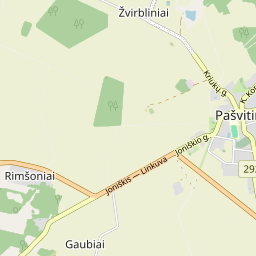 Map - Pakruojo r. sav. Pašvitinio mstl. Aleksandro Vainausko g. 10