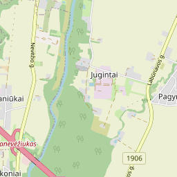 Žemėlapis - Kauno r. sav. Kaniūkų k. Ąžuolų g. 40