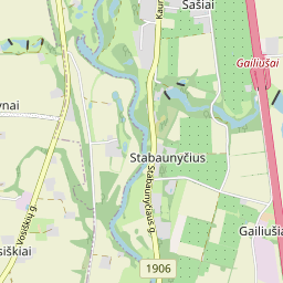 Žemėlapis - Kauno r. sav. Žemaitkiemio k.