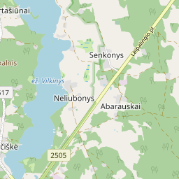 Map - Lazdijų r. sav. Senkonių k.