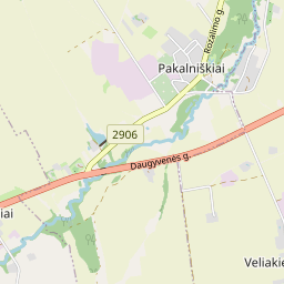 Map - Radviliškio r. sav. Pakalniškių k. Miško g. 9B