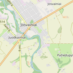 Карта - Kėdainių r. sav. Josvainių mstl. Ariogalos g. 22