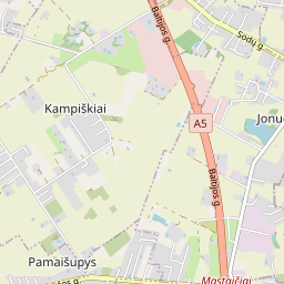 Map - Kauno r. sav. Kampiškių k.