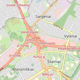 Map - Kauno m. sav. Kauno m. Kuršių g. 2-14