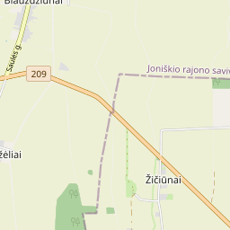 Žemėlapis - Joniškio r. sav. Blauzdžiūnų k. Saulės g. 13