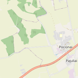 Map - Radviliškio r. sav. Pociūnų k. Berželių g. 1-1