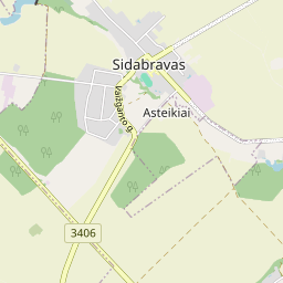 Map - Radviliškio r. sav. Sidabravo mstl. Vaižganto g. 10