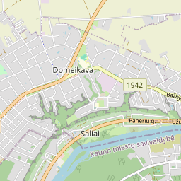 Карта - Kauno r. sav. Domeikavos k.