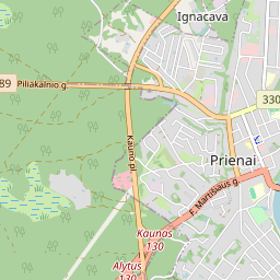 Map - Prienų r. sav. Prienų m. J. Basanavičiaus g. 16