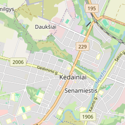 Map - Kėdainių r. sav. Kėdainių m. Dotnuvos g. 41