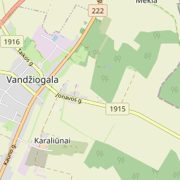 Žemėlapis - Kauno r. sav. Vandžiogalos mstl. Ateities g. 24A