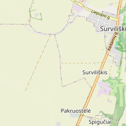 Map - Kėdainių r. sav. Surviliškio mstl. Kėdainių g. 8