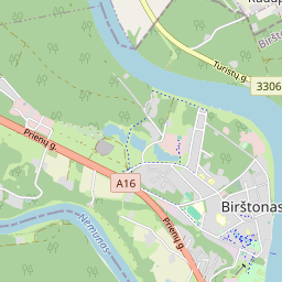 Map - Birštono sav. Birštono m. Kaštonų g. 21