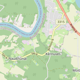 Žemėlapis - Birštono sav. Birštono m.