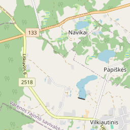 Map - Varėnos r. sav. Vilkiautinio k. Mokyklos g. 8-3