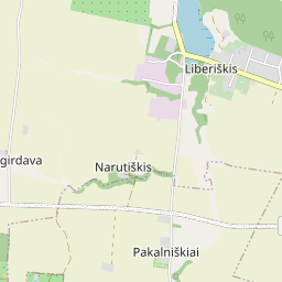 Žemėlapis - Panevėžio r. sav. Liberiškio k. Naujamiesčio g. 37