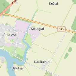 Map - Kėdainių r. sav. Aristavos k.