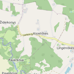 Map - Prienų r. sav. Kisieliškių k. Kalno g. 4