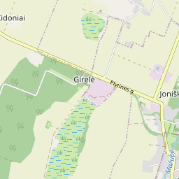 Žemėlapis - Pasvalio r. sav. Joniškėlio k. Dvaro g. 2-1