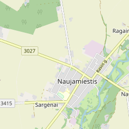Map - Panevėžio r. sav. Naujamiesčio mstl. Nevėžio g. 11
