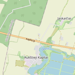 Žemėlapis - Kėdainių r. sav. Aukštųjų Kaplių k. Mokyklos g. 10