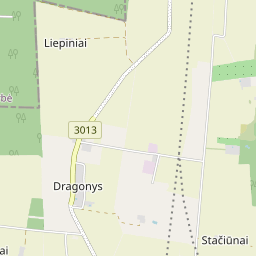 Žemėlapis - Panevėžio r. sav. Dragonių k. Dragonių g. 38-1