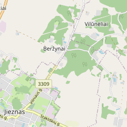Map - Prienų r. sav. Jiezno m. J. Basanavičiaus g. 1