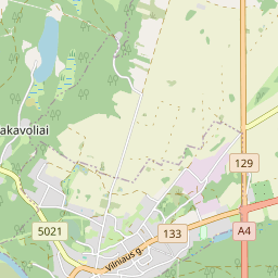 Map - Varėnos r. sav. Merkinės mstl. Vilniaus g. 54