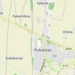 Žemėlapis - Pasvalio r. sav. Pušaloto vs. Joniškėlio g. 41