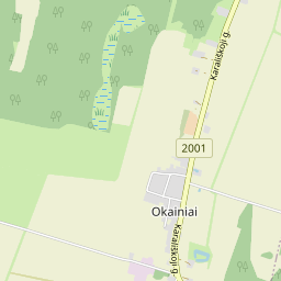 Map - Kėdainių r. sav. Okainių k.