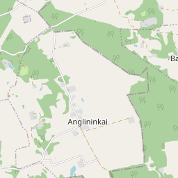 Map - Prienų r. sav. Anglininkų k. Ąžuolų g. 20