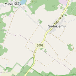 Žemėlapis - Varėnos r. sav. Masališkių k.