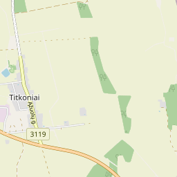 Žemėlapis - Pasvalio r. sav. Titkonių k.