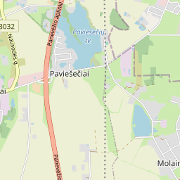 Žemėlapis - Panevėžio r. sav. Molainių k. Tvenkinio g. 67