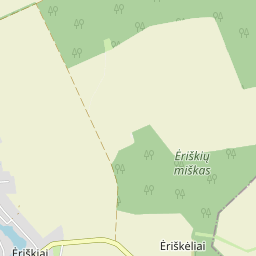 Žemėlapis - Panevėžio r. sav. Ėriškių k. Ėriškių g. 2-2