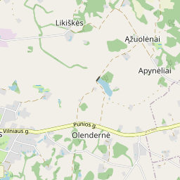 Žemėlapis - Alytaus r. sav. Olendernės k.