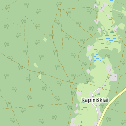 Žemėlapis - Varėnos r. sav. Kapiniškių k.