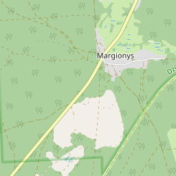 Žemėlapis - Varėnos r. sav. Margionių k.