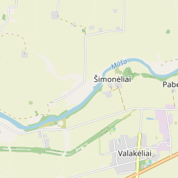 Žemėlapis - Pasvalio r. sav. Šimonėlių k.