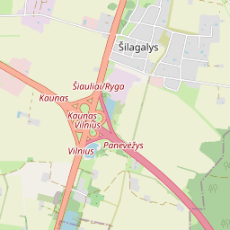 Map - Panevėžio r. sav. Šilagalio k. Miško g. 2F