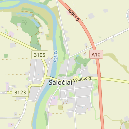 Map - Pasvalio r. sav. Saločių mstl. Gedimino a. 16