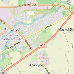 Map - Pasvalio r. sav. Nakiškėlių k. Liepų g. 12