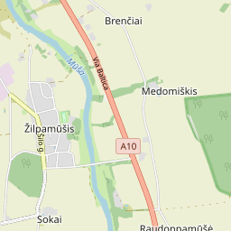 Map - Pasvalio r. sav. Raudonpamūšės k.