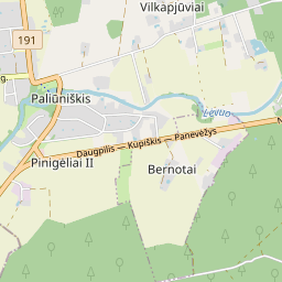 Map - Panevėžio r. sav. Bernotų k. 12