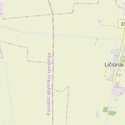 Žemėlapis - Pasvalio r. sav. Gaidynės k.