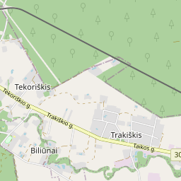 Map - Panevėžio r. sav. Biliūnų k.