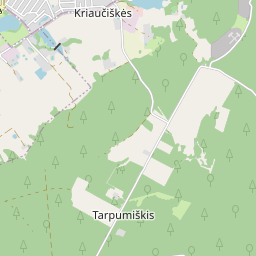 Карта - Kaišiadorių r. sav. Kriaučiškių k.